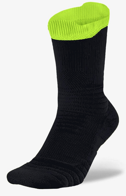 iathletic Elite Performance Socks - Black/Volt